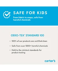 Carter's Toddler Girls Crewneck Top and Corduroy Wide Leg Pant, 2-Piece Set