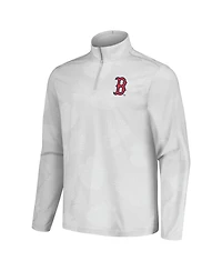 Tommy Bahama Men's Gray Boston Red Sox Delray Frond IslandZone Half-Zip Jacket