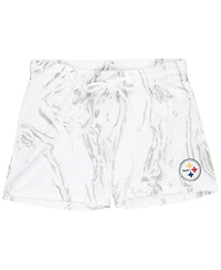 Concepts Sport Women's White Pittsburgh Steelers Plus Quartz Tank Top and Shorts Set