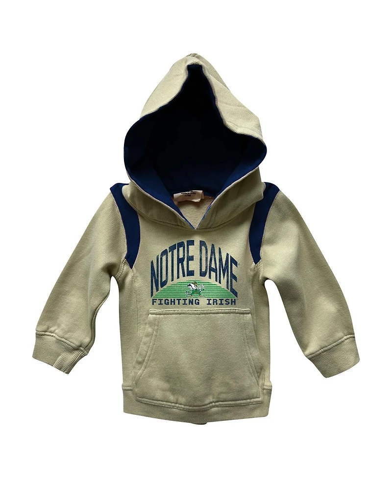 Wes & Willy Baby Boys and Girls Notre Dame Fighting Irish Color Block Pullover Hoodie Sweatpants Set