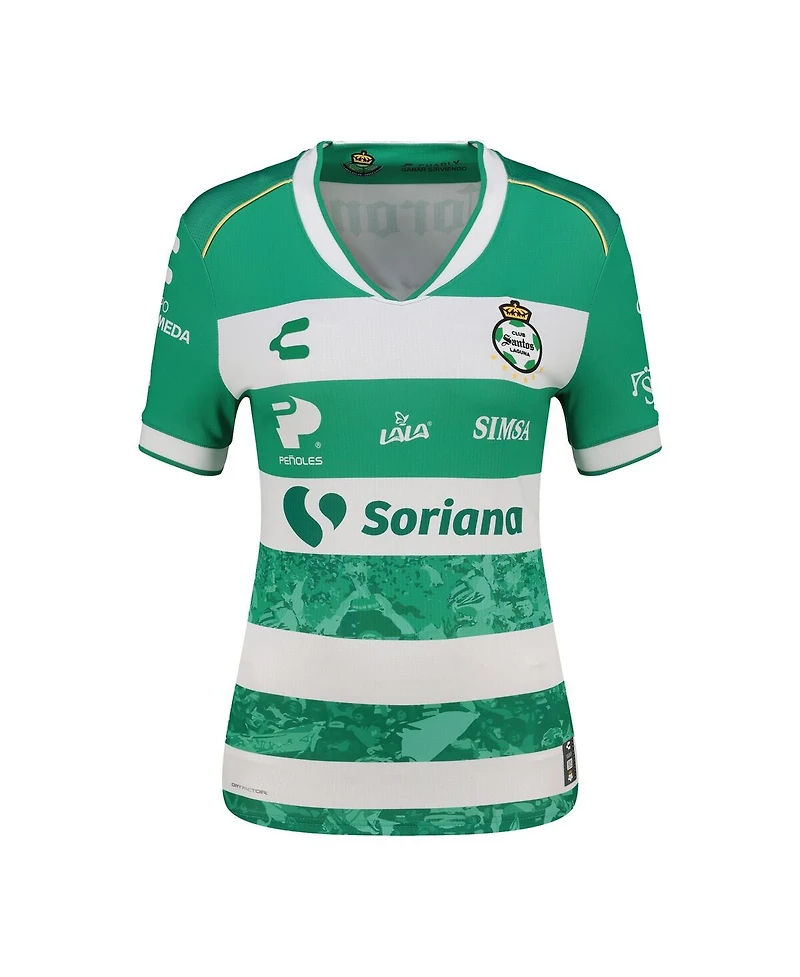 Charly Women's Green Santos Laguna 2025/26 Home Authentic Jersey