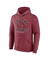 Fanatics Men's Cardinal Arizona Cardinals Between the Pylons Pullover Hoodie