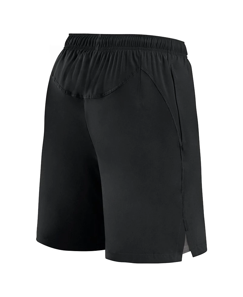 Fanatics Men's Black Boston Bruins Tech Performance Shorts