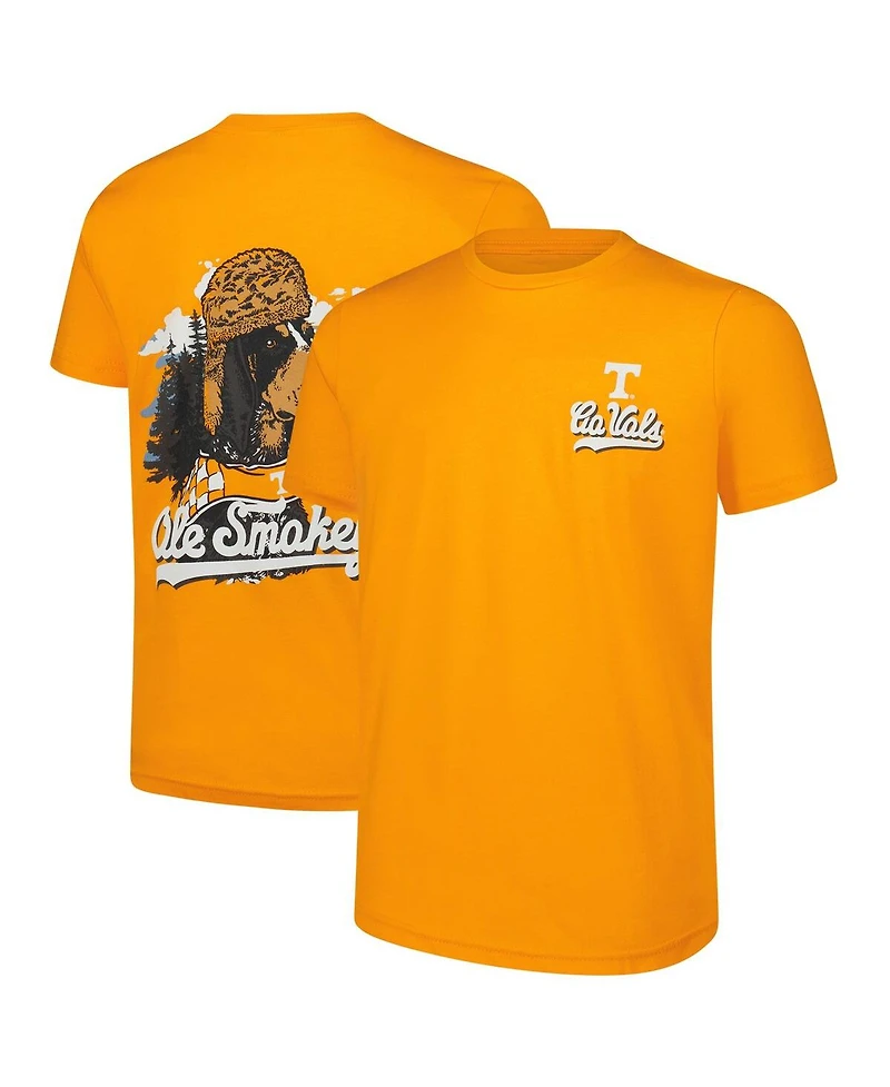Image One Big Boys and Girls Tennessee Orange Volunteers Smokey Forest Hat Premium Hyperlocal T-Shirt
