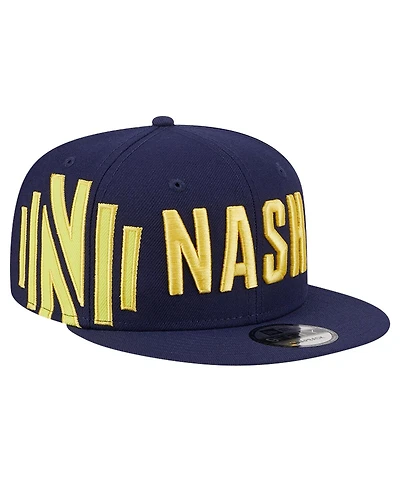 New Era Men's Navy Nashville Sc Jumbo 9FIFTY Snapback Hat