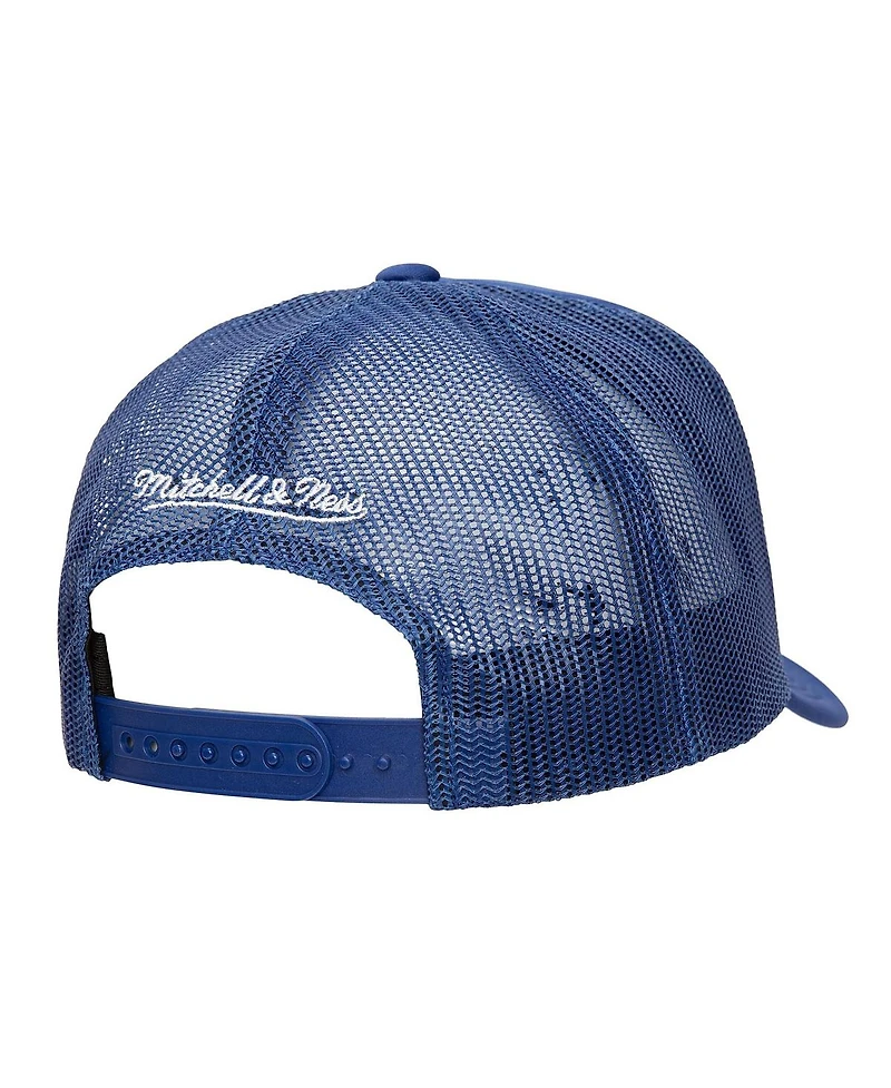 Mitchell & Ness Men's Royal Philadelphia 76ers Core Evergreen Otc Trucker Adjustable Hat