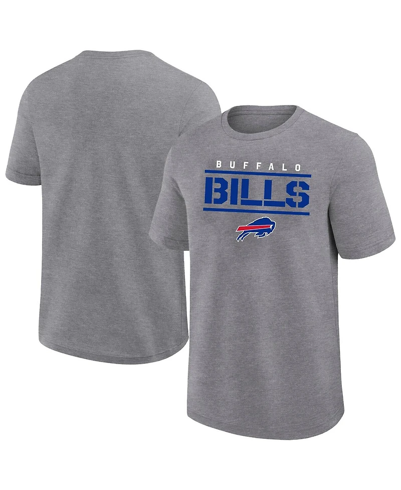 Fanatics Men's Heather Gray Buffalo Bills Big Tall Top Notch T-Shirt