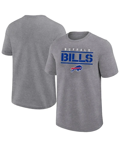 Fanatics Men's Heather Gray Buffalo Bills Big Tall Top Notch T-Shirt
