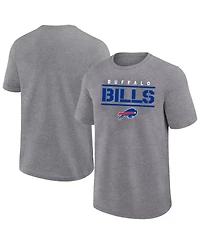 Fanatics Men's Heather Gray Buffalo Bills Big Tall Top Notch T-Shirt