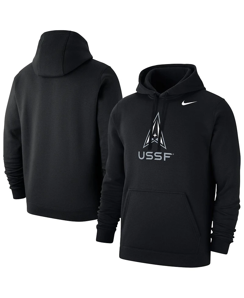 Nike Men's Black Air Force Falcons Space Rivalry Fleece Pullover Hoodie