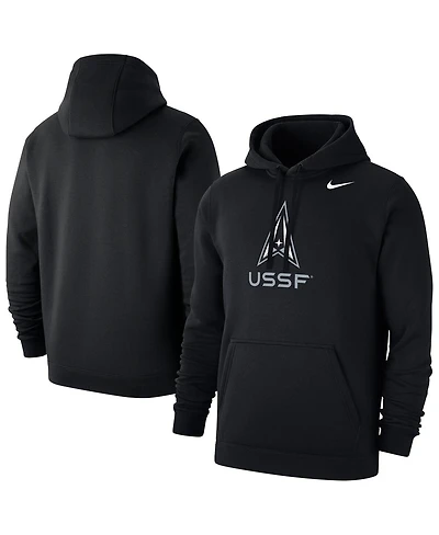 Nike Men's Black Air Force Falcons Space Rivalry Fleece Pullover Hoodie