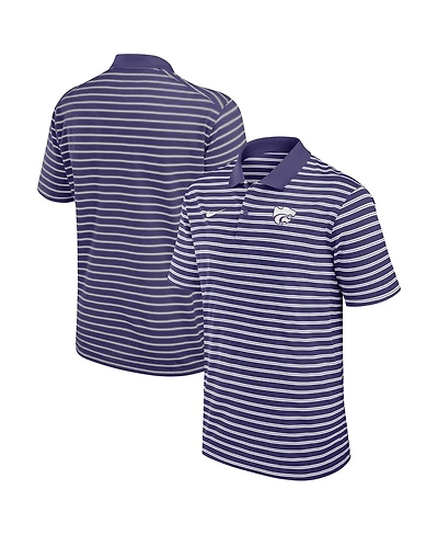 Nike Men's Purple Kansas State Wildcats Victory Stripe Performance Polo Shirt