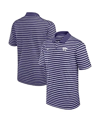 Nike Men's Purple Kansas State Wildcats Victory Stripe Performance Polo Shirt