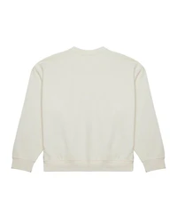 Mitchell & Ness Women's Cream Seattle Seahawks Throwback Logo 3.0 Pullover Sweatshirt