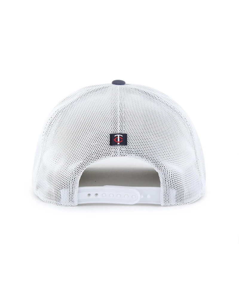 '47 Brand Men's Navy/White Minnesota Twins Scratch Adjustable Trucker Hat