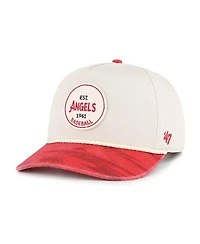 '47 Brand Men's Cream/Red Los Angeles Angels Fiji Rope Hitch Adjustable Hat