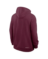 Nike Men's Maroon Virginia Tech Hokies 2025 Sideline Performance Pullover Hoodie