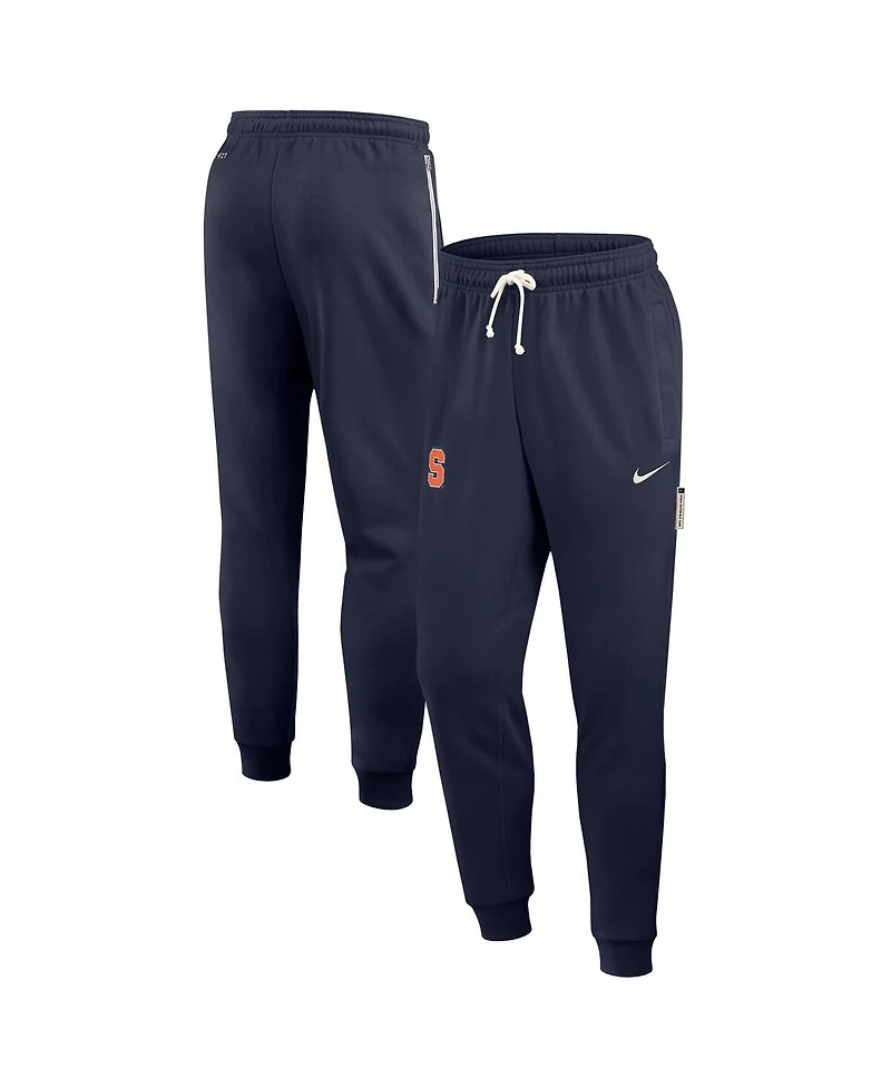 Nike Men's Navy Syracuse Orange 2025 Sideline Performance Taper Pants