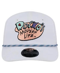 New Era Big Boys and Girls White Rocko's Modern Life Multi Rope 9SEVENTY Stretch-Snap Hat