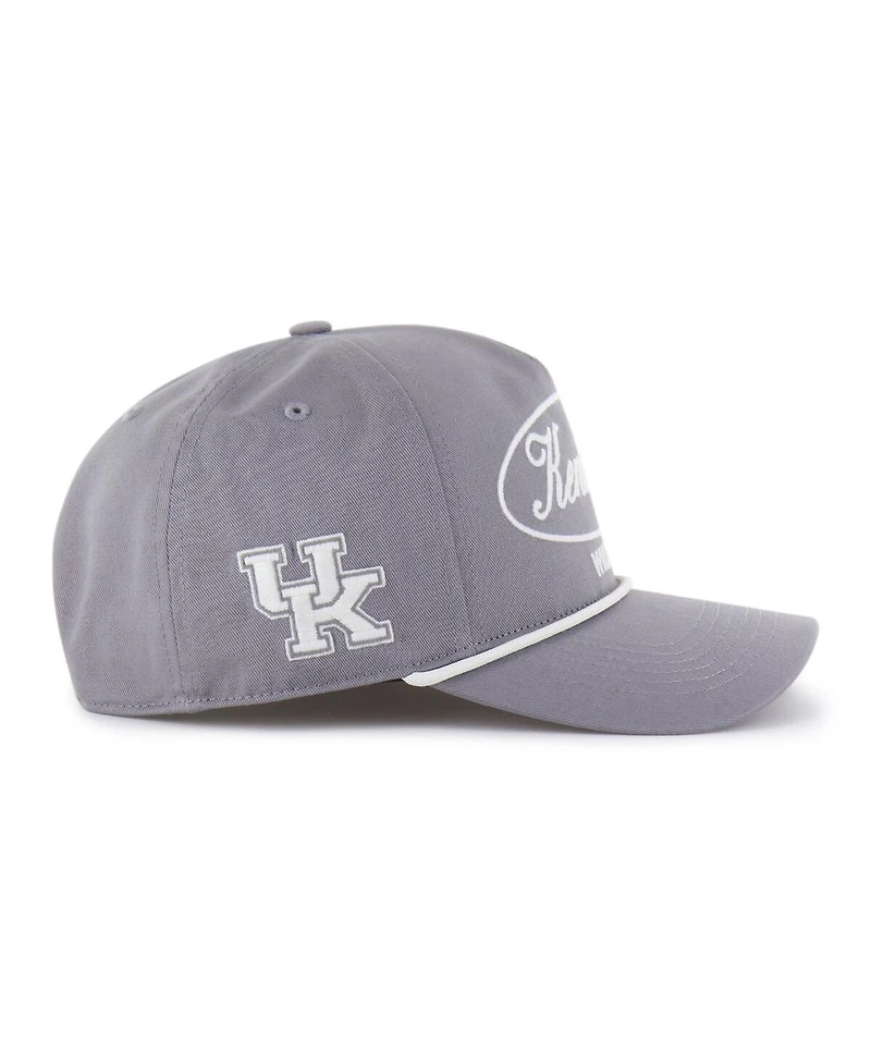 '47 Brand Men's Gray Kentucky Wildcats Contemporary Basics Foundational Rope Hitch Adjustable Hat