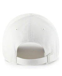 '47 Brand Men's White Clemson Tigers Contemporary Basics Foundation Clean Up Adjustable Hat
