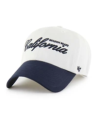 '47 Brand Men's White Cal Bears Contemporary Basics Foundation Clean Up Adjustable Hat