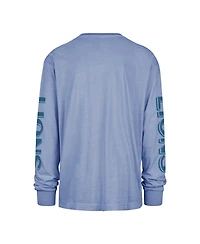 '47 Brand Men's Blue Detroit Lions Cairn Ravine Foundation Long Sleeve T-Shirt