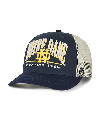 '47 Brand Men's Navy Notre Dame Fighting Irish Arid Adjustable Trucker Hat