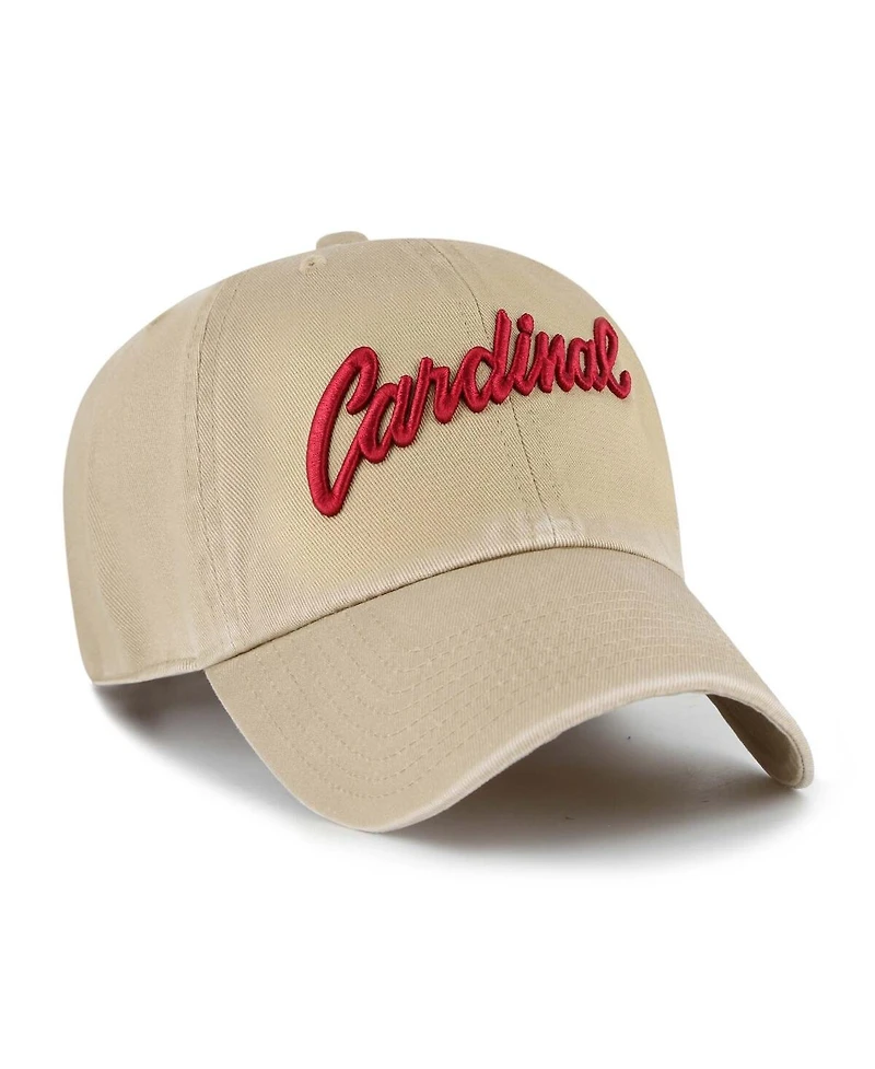 '47 Brand Men's Khaki Stanford Cardinal Clean Up Adjustable Hat