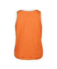 '47 Brand Women's Texas Orange Longhorns Premier Ringer Tank Top