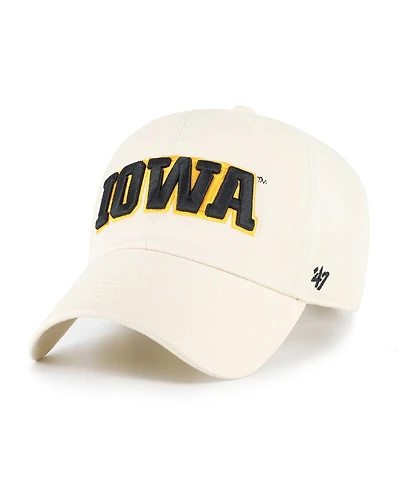 '47 Brand Men's Sand Iowa Hawkeyes Clean Up Adjustable Hat