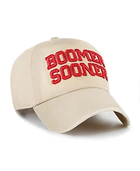 '47 Brand Men's Tan Oklahoma Sooners Clean Up Adjustable Hat