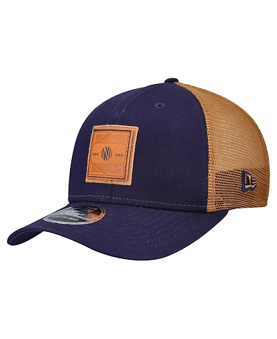 New Era Men's Navy Nashville Sc Debossed Logo 9SEVENTY Stretch Snap Adjustable Hat