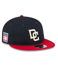 New Era Men's Navy/Red Washington Nationals Baseball Hall of Fame Retro Crown 9FIFTY Adjustable Hat