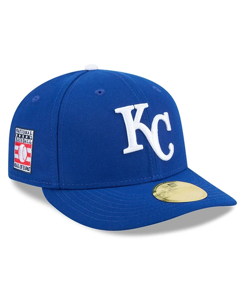 New Era Men's Royal Kansas City Royals Baseball Hall of Fame 59FIFTY Low Profile Fitted Hat