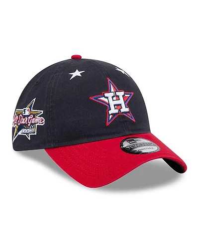New Era Men's Navy/Red Houston Astros 2025 Mlb All-Star Game Workout 9TWENTY Adjustable Hat