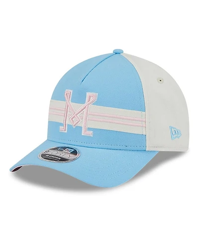 New Era Men's Light Blue/White Inter Miami Cf 2025 Jersey Hook 9FORTY M-Crown Adjustable Hat