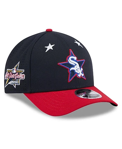 New Era Men's Navy/Red Chicago White Sox 2025 Mlb All-Star Game Workout 9FORTY M-Crown Adjustable Hat