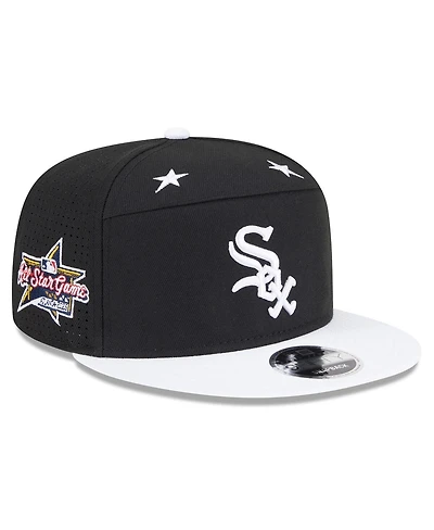 New Era Men's Black/White Chicago White Sox 2025 Mlb All-Star Game Side Patch 9FIFTY Snapback Hat