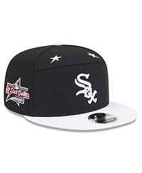 New Era Men's Black/White Chicago White Sox 2025 Mlb All-Star Game Side Patch 9FIFTY Snapback Hat