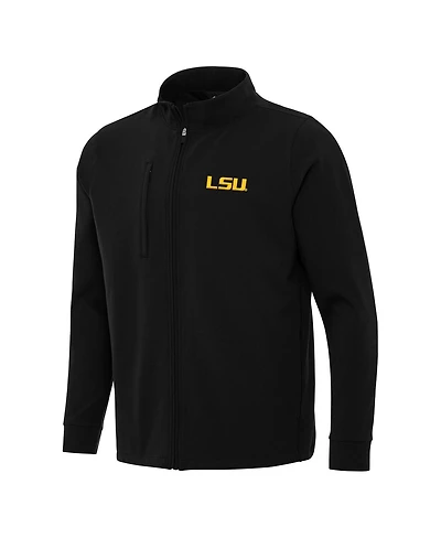 Antigua Men's Black Lsu Tigers Regard Full-Zip Jacket