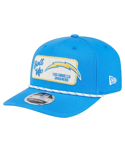 New Era Men's Powder Blue Los Angeles Chargers Chant 9SEVENTY Stretch-Snap Hat
