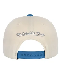 Mitchell & Ness Big Boys and Girls Cream/Blue Detroit Lions Across the Board Vintage Snapback Hat