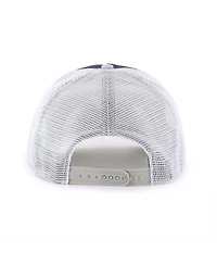 '47 Brand Big Boys and Girls Navy/Gray Penn State Nittany Lions Super Stripe Hitch Adjustable Trucker Hat