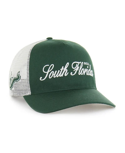 '47 Brand Men's and Women's Green South Florida Bulls Contemporary Basics Foundation Trucker Hitch Adjustable Hat