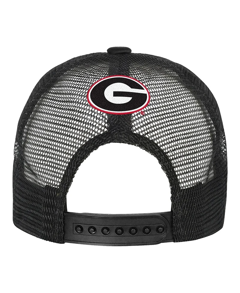 Outerstuff Men's Red/Cream Georgia Bulldogs Modern Fan Trucker Adjustable Hat