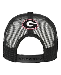 Outerstuff Men's Red/Cream Georgia Bulldogs Modern Fan Trucker Adjustable Hat
