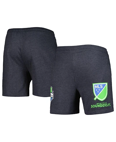 Concepts Sport Men's Charcoal Seattle Sounders Fc Multi-Logo Shorts