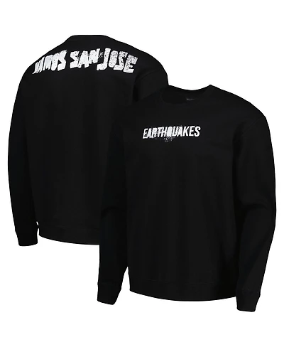 The Wild Collective Men's Black San Jose Earthquakes Pullover Sweatshirt
