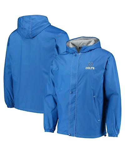 Dunbrooke Men's Royal Indianapolis Colts Logo Legacy Stadium Full-Zip Jacket